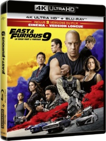 Fast & Furious 9 (2021) de Justin Lin - Version cinéma et version longue - Packshot Blu-ray 4K Ultra HD