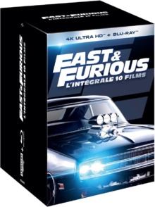 Fast & Furious - Intégrale 10 films - Packshot Blu-ray 4K Ultra HD