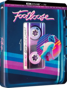 Footloose (1984) de Herbert Ross - Édition Boîtier SteelBook 40ème anniversaire - Packshot Blu-ray 4K Ultra HD