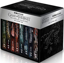 Game of Thrones : Le Trône de Fer - L'intégrale des Saisons 1 à 8 : Coffret métal + Boîtiers SteelBook – Packshot Blu-ray 4K Ultra HD