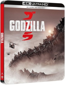 Godzilla (2014) de Gareth Edwards – Édition Steelbook – Packshot Blu-ray 4K Ultra HD