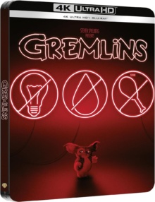 Gremlins (1984) de Joe Dante - Édition Boîtier SteelBook - Packshot Blu-ray 4K Ultra HD