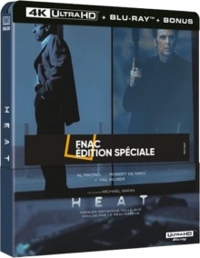 Heat (1995) de Michael Mann - Édition Spéciale Fnac Steelbook - Packshot Blu-ray 4K Ultra HD