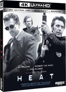 Heat (1995) de Michael Mann - Packshot Blu-ray 4K Ultra HD