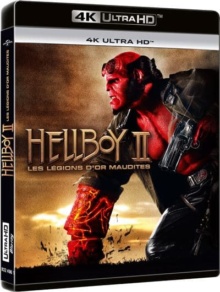 Hellboy II : Les légions d'or maudites (2008) de Guillermo del Toro - Packshot Blu-ray 4K Ultra HD