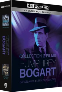 Humphrey Bogart - Collection 2 films : Casablanca + Le Faucon maltais - Packshot Blu-ray 4K Ultra HD