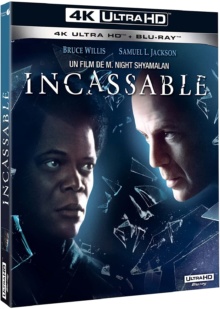 Incassable (2000) de M. Night Shyamalan – Packshot Blu-ray 4K Ultra HD