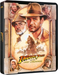 Indiana Jones et la dernière Croisade (1989) de Steven Spielberg - Édition Limitée Steelbook - Packshot Blu-ray 4K Ultra HD