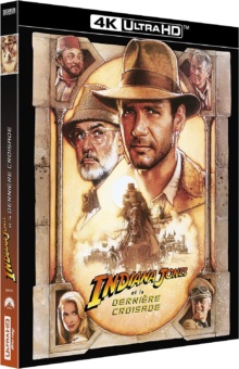 Indiana Jones et la dernière Croisade (1989) de Steven Spielberg - Packshot Blu-ray 4K Ultra HD