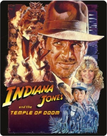 Indiana Jones et le temple maudit (1984) de Steven Spielberg - Édition Limitée Steelbook - Packshot Blu-ray 4K Ultra HD