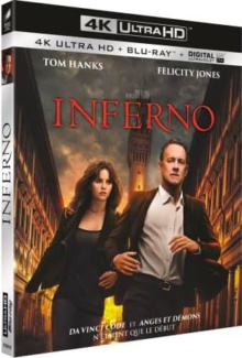 Inferno (2016) de Ron Howard – Packshot Blu-ray 4K Ultra HD