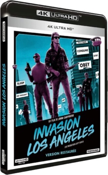 Invasion Los Angeles (1988) de John Carpenter - Packshot Blu-ray 4K Ultra HD