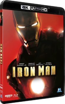Iron Man (2008) de Jon Favreau - Packshot Blu-ray 4K Ultra HD