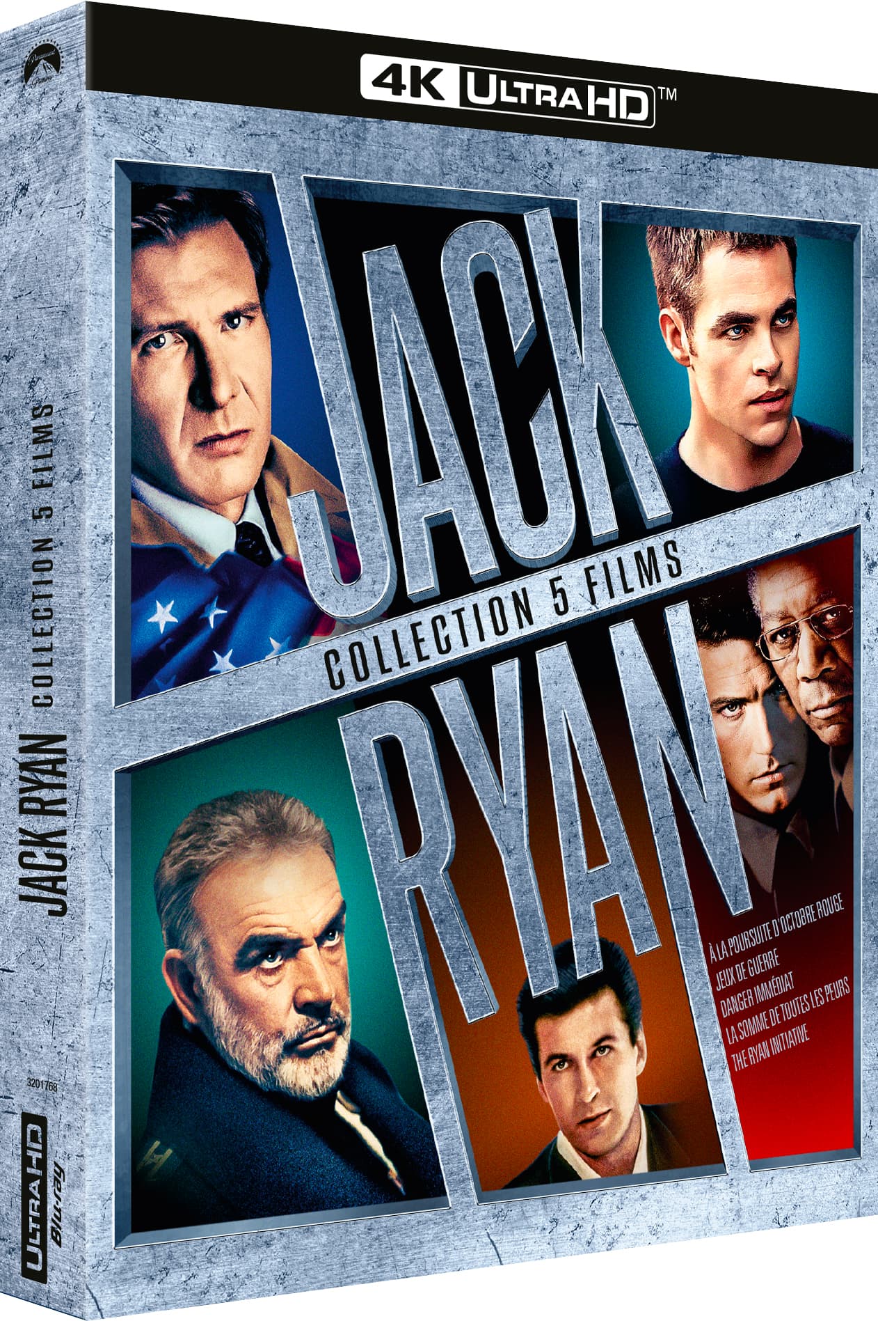 Jack Ryan - Collection 5 films - Blu-ray 4K Ultra HD - Edition Blu