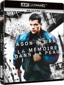 Jason Bourne - La Mémoire dans la Peau (2002) de Doug Liman - Packshot Blu-ray 4K Ultra HD