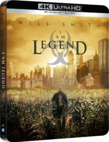 Je suis une légende (2007) de Francis Lawrence - Édition Steelbook – Packshot Blu-ray 4K Ultra HD