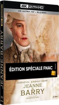 Jeanne du Barry (2023) de Maïwenn Le Besco - Édition Spéciale Fnac - Packshot Blu-ray 4K Ultra HD