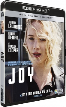Joy (2015) de David O. Russell – Packshot Blu-ray 4K Ultra HD