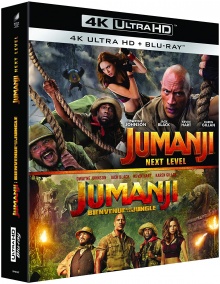 Jumanji : Bienvenue dans la jungle + Next Level – Packshot Blu-ray 4K Ultra HD