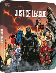 Justice League (2017) de Zack Snyder - Édition Comic Steelbook - Packshot Blu-ray 4K Ultra HD