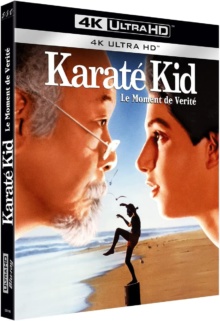 Karaté Kid, Le moment de vérité (1984) de John G. Avildsen - Packshot Blu-ray 4K Ultra HD