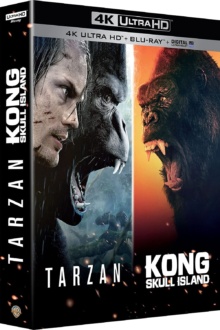 Kong : Skull Island + Tarzan – Packshot Blu-ray 4K Ultra HD