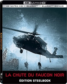 La Chute du faucon noir (2001) de Ridley Scott - Édition Limitée Steelbook - Packshot Blu-ray 4K Ultra HD