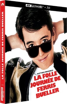 La Folle journée de Ferris Bueller (1986) de John Hughes - Packshot Blu-ray 4K Ultra HD