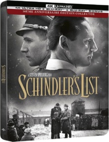 La Liste de Schindler (1993) de Steven Spielberg - Édition Boîtier SteelBook 30ème Anniversaire - Packshot Blu-ray 4K Ultra HD