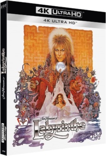 Labyrinthe (1986) de Jim Henson - Packshot Blu-ray 4K Ultra HD