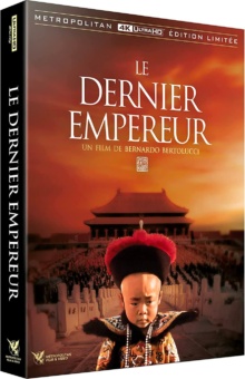 Le Dernier empereur (1987) de Bernardo Bertolucci - Édition collector limitée - Blu-ray 4K Ultra HD + Blu-ray + Livret - Packshot Blu-ray 4K Ultra HD