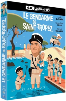 Le Gendarme de Saint-Tropez (1964) de Jean Girault - Packshot Blu-ray 4K Ultra HD