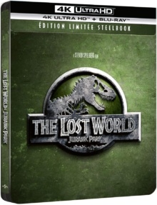 Le Monde perdu : Jurassic Park (1997) de Steven Spielberg - Édition boîtier SteelBook - Packshot Blu-ray 4K Ultra HD