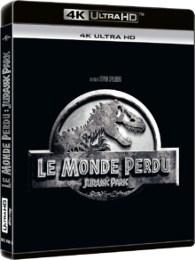 Le Monde perdu : Jurassic Park (1997) de Steven Spielberg - Packshot Blu-ray 4K Ultra HD