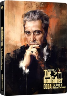 Le Parrain épilogue : La mort de Micheal Corleone (Coda) (1990) de Francis Ford Coppola - Édition Steelbook Limitée - Packshot Blu-ray 4K Ultra HD