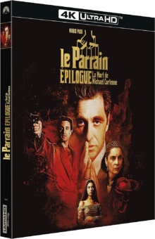 Le Parrain épilogue : La mort de Micheal Corleone (Coda) (1990) de Francis Ford Coppola - Packshot Blu-ray 4K Ultra HD