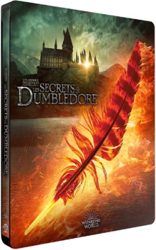 Les Animaux fantastiques : Les Secrets de Dumbledore (2022) de David Yates - Édition boîtier SteelBook - Packshot Blu-ray 4K Ultra HD