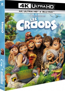 Les Croods (2013) de Chris Sanders et Kirk DeMicco – Packshot Blu-ray 4K Ultra HD