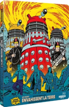 Les Daleks envahissent la Terre (1966) de Gordon Flemyng - Édition boîtier SteelBook - Packshot Blu-ray 4K Ultra HD
