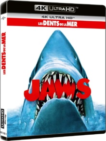 Les Dents de la mer (1975) de Steven Spielberg - Packshot Blu-ray 4K Ultra HD