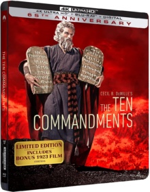 Les Dix commandements (1956) de Cecil B. DeMille – Édition boîtier SteelBook – Packshot Blu-ray 4K Ultra HD
