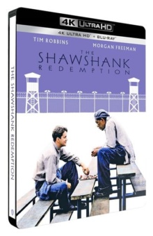 Les Évadés (1994) de Frank Darabont - Édition boîtier SteelBook – Packshot Blu-ray 4K Ultra HD