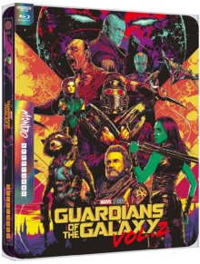Les Gardiens de la galaxie Vol.2 (2017) de James Gunn – Édition Steelbook Mondo – Packshot Blu-ray 4K Ultra HD