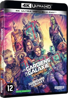 Les Gardiens de la galaxie Vol.3 (2023) de James Gunn - Packshot Blu-ray 4K Ultra HD