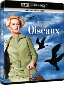 Les Oiseaux (1963) de Alfred Hitchcock - Packshot Blu-ray 4K Ultra HD