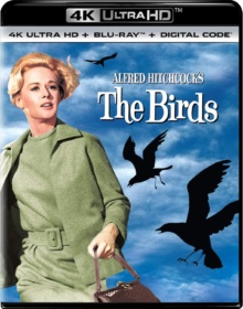 Les Oiseaux (1963) de Alfred Hitchcock – Packshot Blu-ray 4K Ultra HD