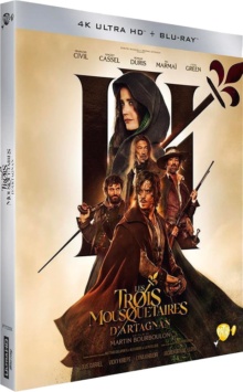 Les Trois Mousquetaires : D'Artagnan (2023) de Martin Bourboulon - Packshot Blu-ray 4K Ultra HD