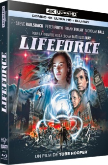 Lifeforce - L’étoile du mal (1985) de Tobe Hooper - Packshot Blu-ray 4K Ultra HD