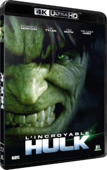 L'Incroyable Hulk (2008) de Louis Leterrier - Packshot Blu-ray 4K Ultra HD