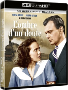 L'Ombre d'un doute (1943) de Alfred Hitchcock - Packshot Blu-ray 4K Ultra HD